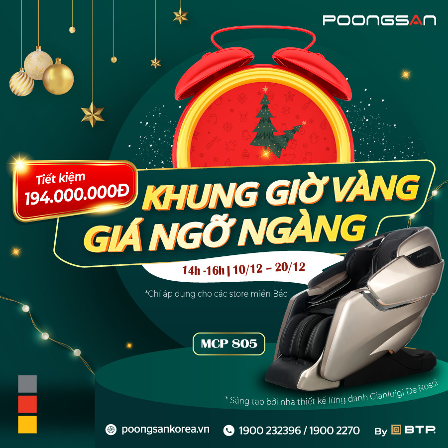 Poongsan khung giờ vàng giá ngỡ ngàng
